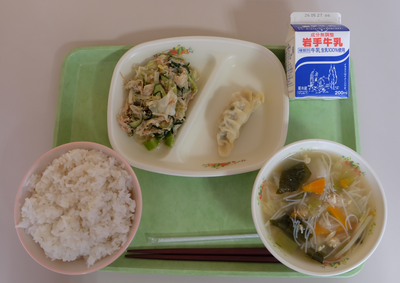 キャベツをたくさん食べれられるよう調理員さんが考案