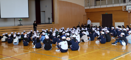 ６年運動会に向けた集会